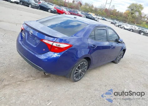 2014 Toyota Corolla S Plus z USA, uszkodzony, nr VIN 2T1BURHE3EC043861